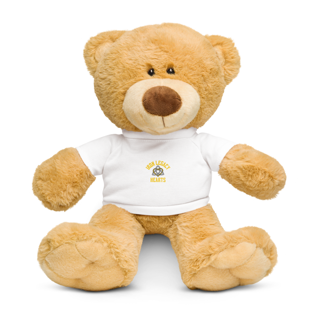 ILCM Hearts Teddy Bear with logo