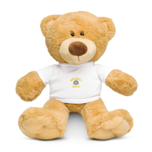 ILCM Hearts Teddy Bear with logo