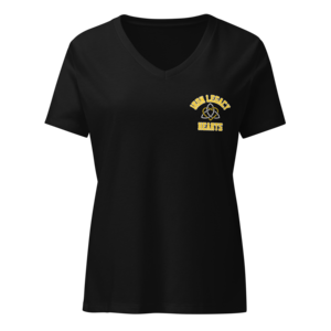 Hearts relaxed v-neck t-shirt
