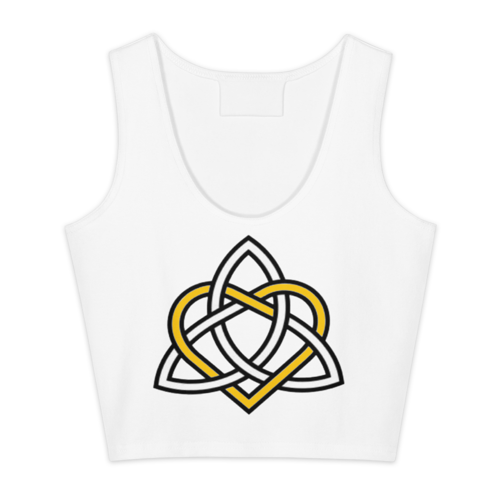 Hearts Cotton crop top