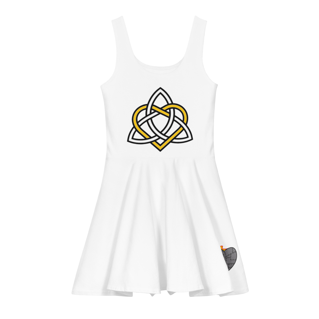 Hearts Cotton skater dress